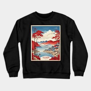 Ulsan South Korea Travel Tourism Retro Vintage Crewneck Sweatshirt